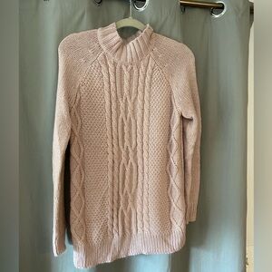 Maternity sweater blush pink (Ingrid and Isabel)
